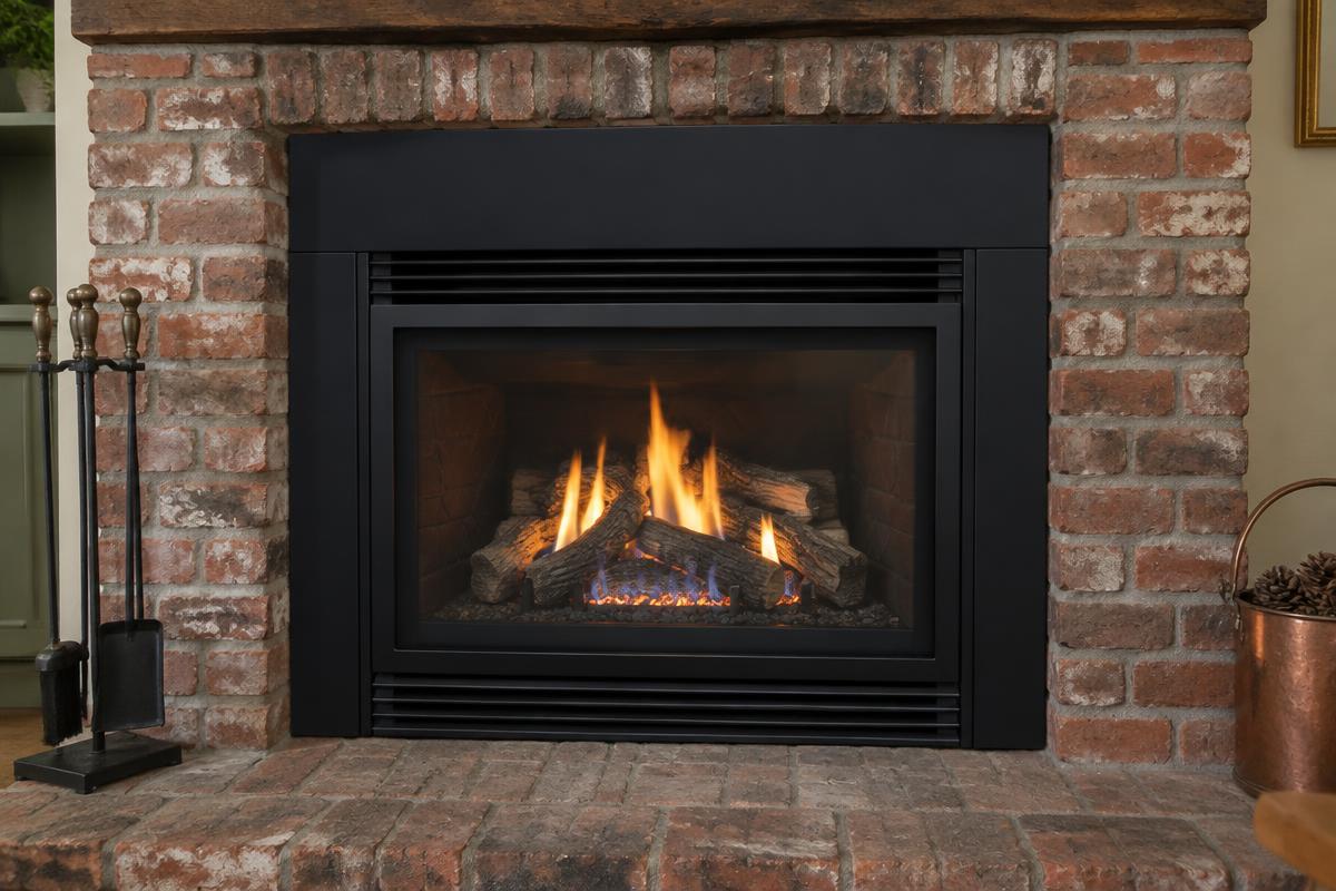 Illustrative photo related to fireplace inserts gas, main view