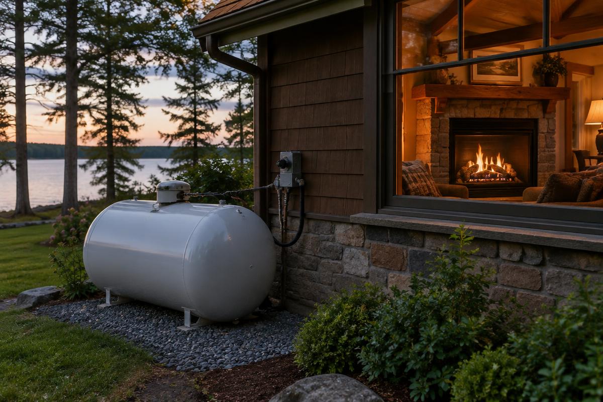 Illustrative photo related to fix gas fireplace, typical setting