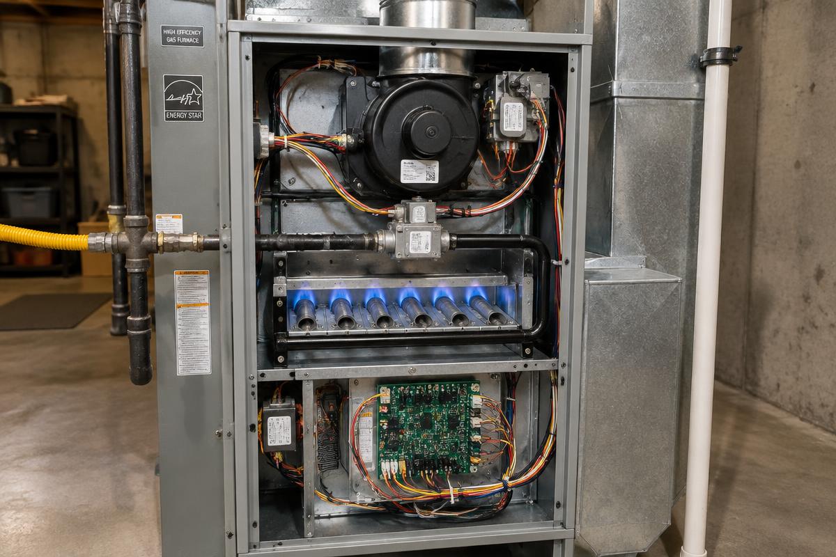 Illustrative photo related to furnace repairs, main view