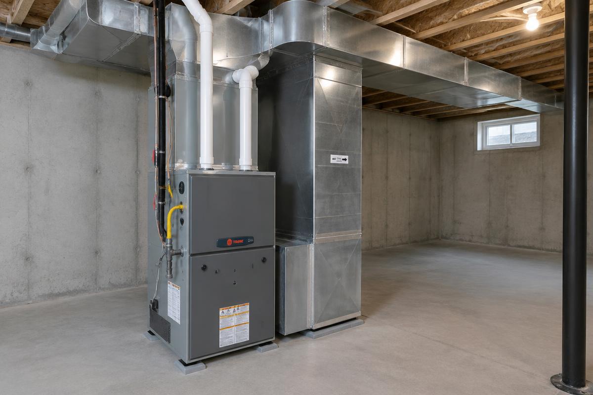 Illustrative photo related to hvac installation, main view