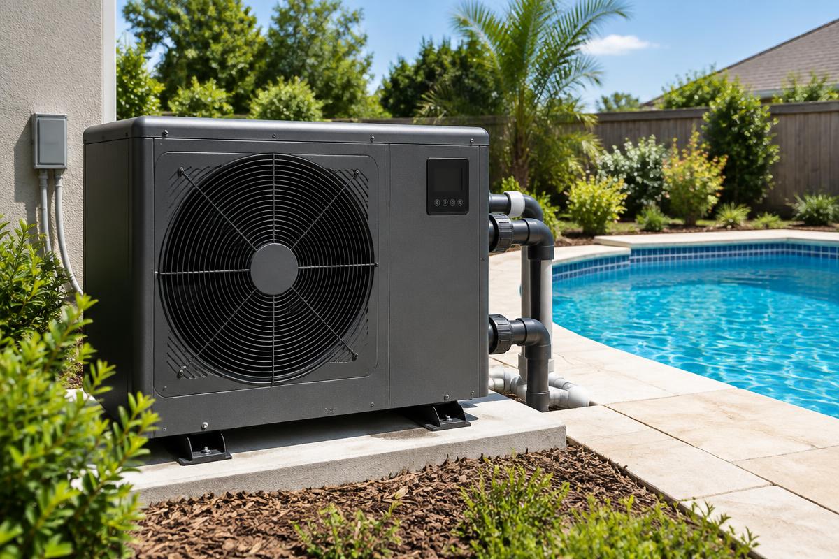 Illustrative photo related to heat pump service, typical setting