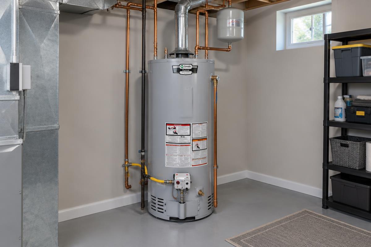 Illustrative photo related to tankless water heater repair, typical setting